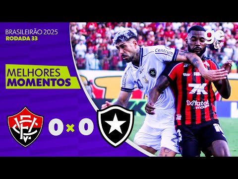 Gols e lances de Vitória x Botafogo