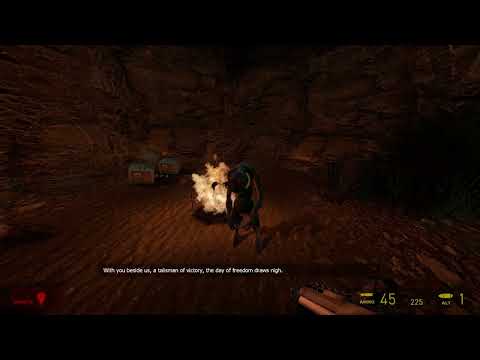 Half-Life 2 Vortigaunt secret room (with full dialogue)