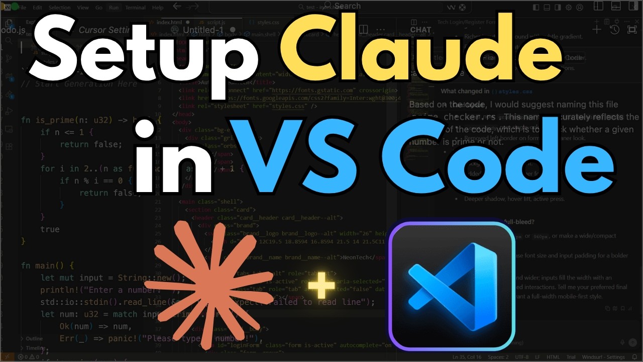 How to Install & Use Claude AI in VS Code (Complete Beginner Guide)