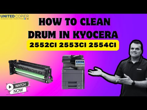 Fix Kyocera 2552ci 2553ci 2554ci Print Quality Issues: Clean Your Drum | Easy Step-by-Step Guide