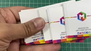 Visiting Cards : Paper Variety Available for ShortRun Digital Printing