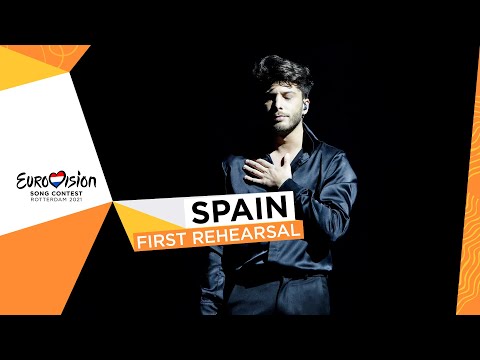 Blas Cantó - Voy A Quedarme - First Rehearsal - Spain 🇪🇸 - Eurovision 2021