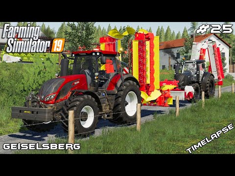 Preparing fields for baling | Animals on Geiselsberg | Farming Simulator 19 | Episode 25