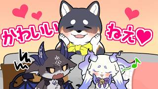 会話が嚙み合わないでびるんるん/ぶりっこしても酒カスに行きついてしまうでび様【手描き切り抜き】【ルンルン/黒井しば/でびでび・でびる/にじさんじ】