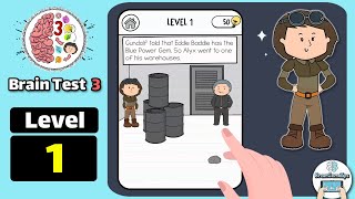 Brain Test 3 Level 1 I must find a way  Walkthrough
