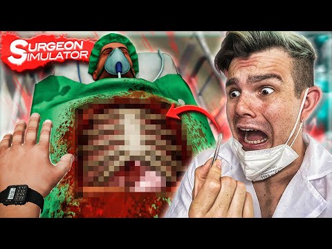 Mi PRIMER DÍA como CIRUJANO!!👨🏻‍⚕️🫁 *Se me MU3R3N los PACIENTES* 💔 [SURGEON SIMULATOR 2]