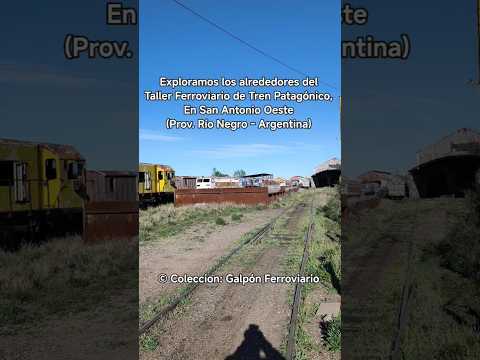 Exploramos los alrededores del Taller de Tren Patagónicos, en San Antonio Oeste (Río Negro - Arg)