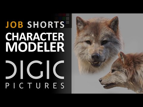 DIGIC Job Shorts - Character Modeler
