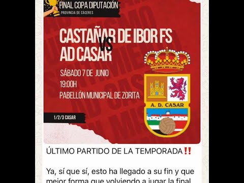 A.D Casar vs Castañar de Ibor FS