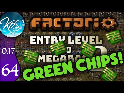 Factorio 0.17 Ep 64: GREEN CIRCUIT SMELTING - Entry Level to Megabase 2 - Tutorial Let's Play