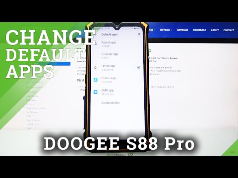 How to Change Default Apps List on DOOGEE S88 Pro – App Settings