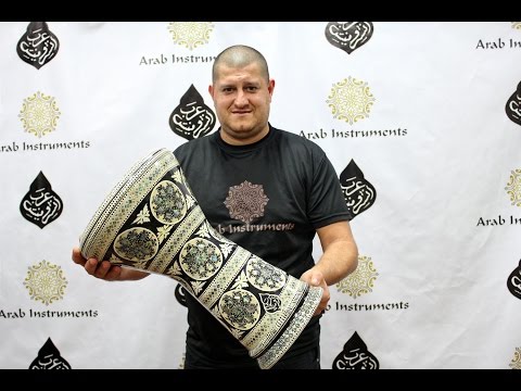 Darbuka Cross Fingers Technique  - Sombaty Plus Blue Pearl