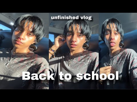 GRWM for the first day back to school | April & Diego | unfished:(