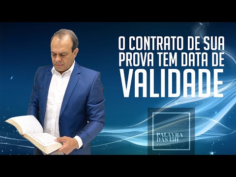 Palavra das 15h - O contrato de sua prova tem data de Validade! - 26.05.2021