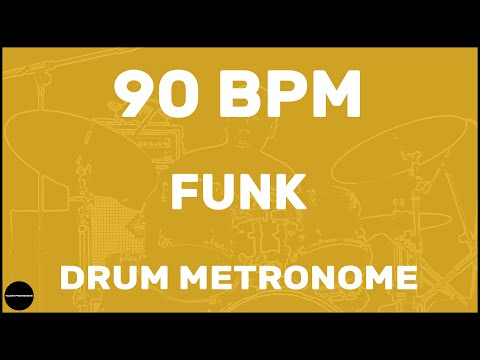 Funk | Drum Metronome Loop | 90 BPM