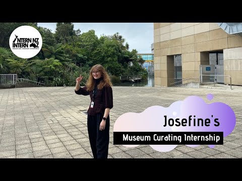 Josefine's museum curating internship in Wellington, New Zealand