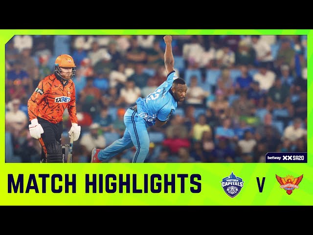 Pretoria Capitals vs Sunrisers Eastern Cape | Match 14 Highlights | Betway SA20
