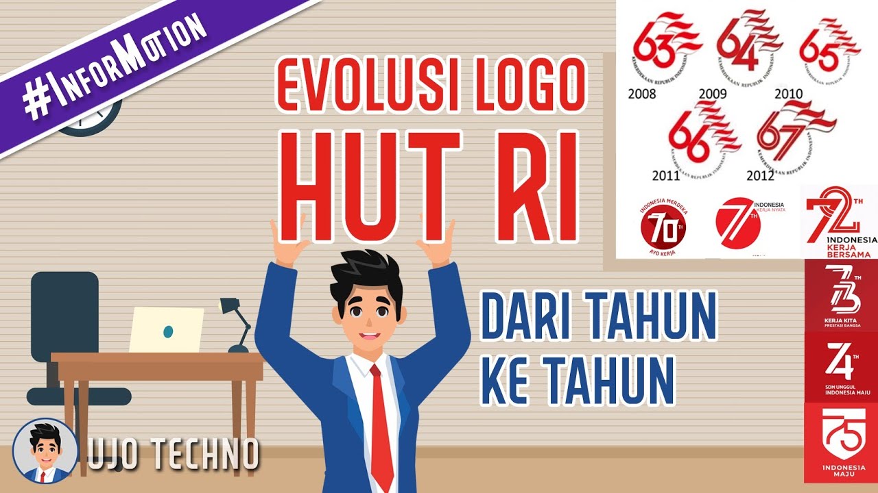 Wow! Inilah Evolusi Logo HUT RI dari Tahun ke Tahun | InforMotion