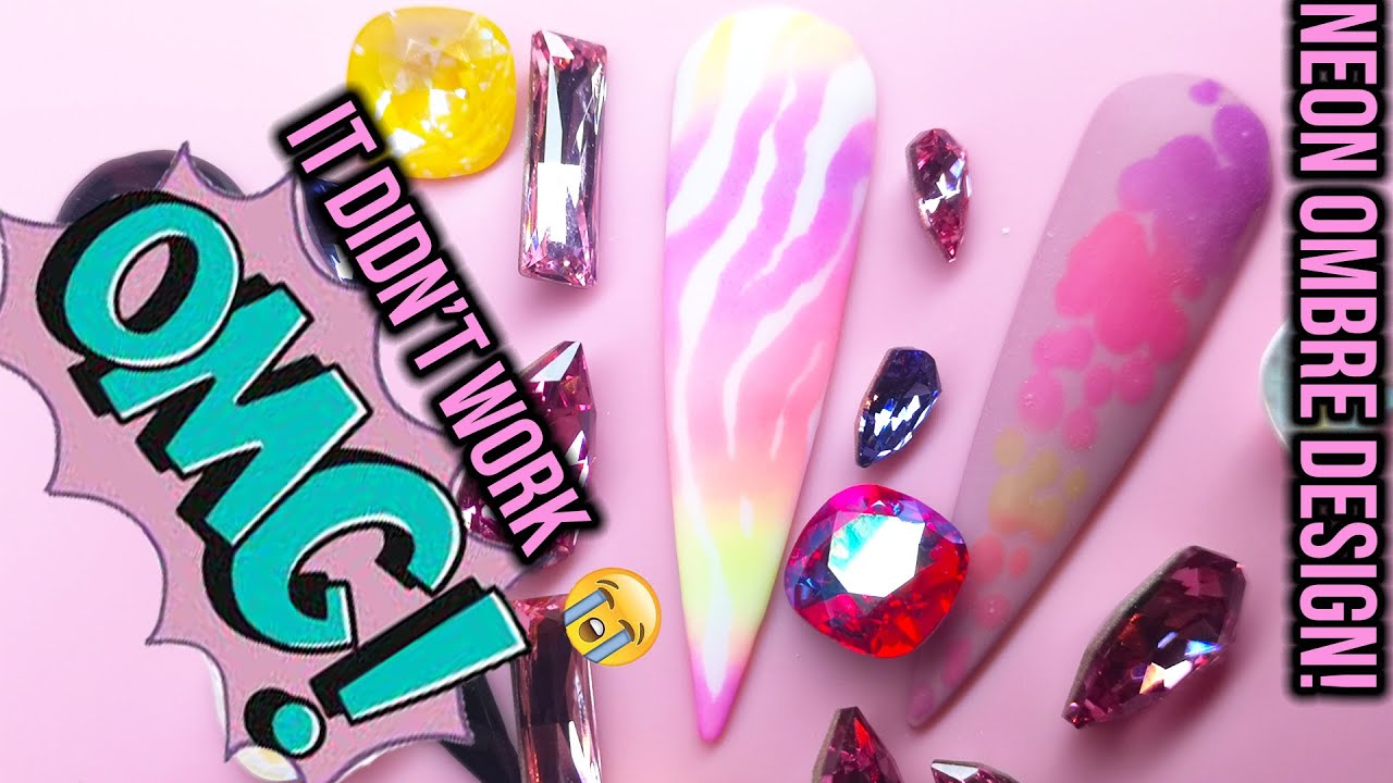 Dots and Stripes with Neon Ombre