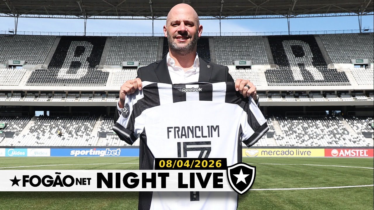 NIGHT LIVE | Apresentação de Franclim Carvalho no Botafogo, estreia na Sul-Americana e disputa na SAF