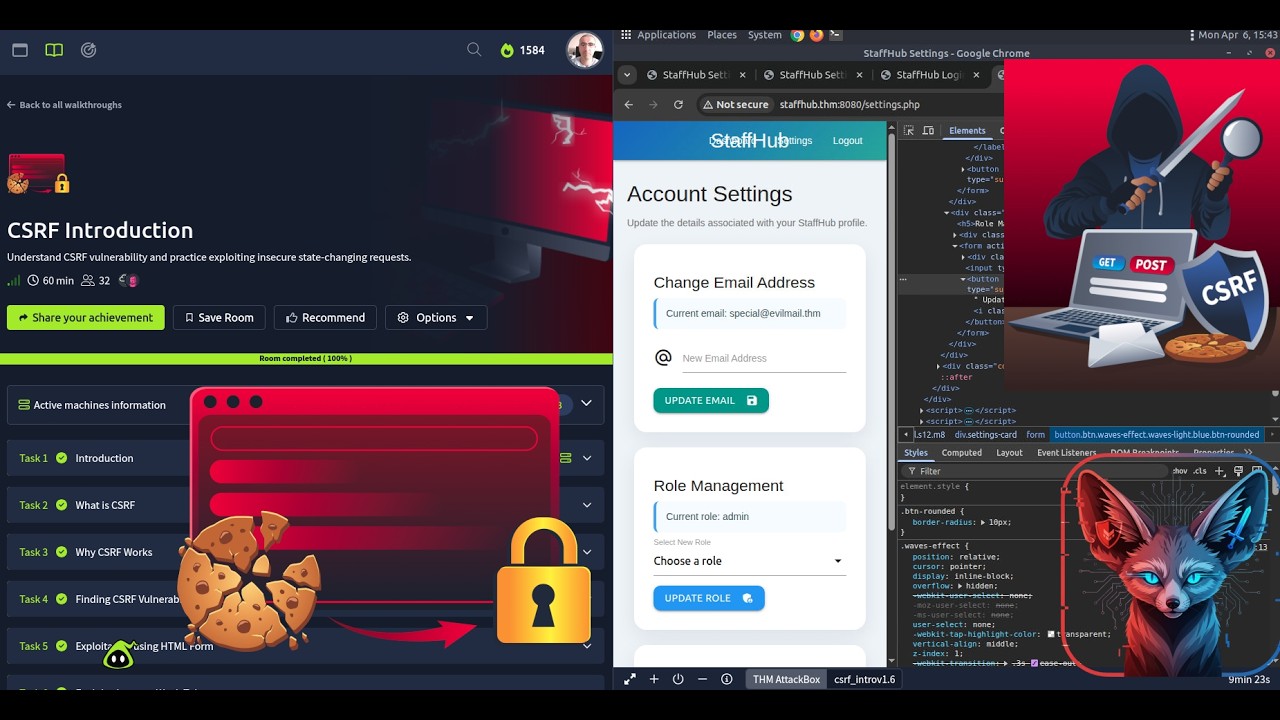 TryHackMe CSRF Introduction | Full Walkthrough 2026