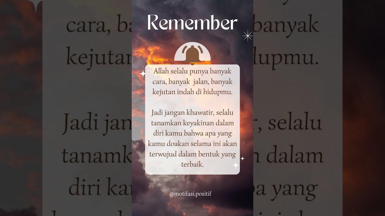 Belajar Menerima Diri Sendiri✨️ #terbaik #motivasi #islamic