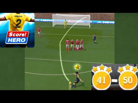 Score! Hero 2 levels 41-50 | 3 stars (walkthrough)