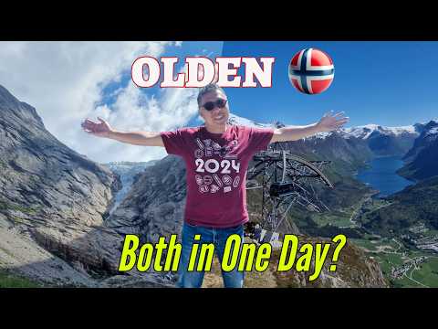 OLDEN 🇳🇴 - We Did Both Briksdal Glacier & Loen Skylift in 1 Day (EP4)