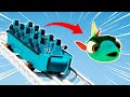 RIDING THE MOST DANGEROUS ROLLER COASTER! (I Am Fish)
