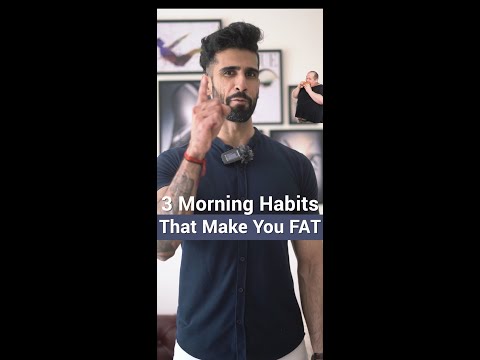 MORNING Habits That Make You FAT ❌😨💪 #shortsyoutube