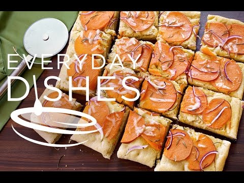 Einkorn Sweet Potato and Gruyere Focaccia