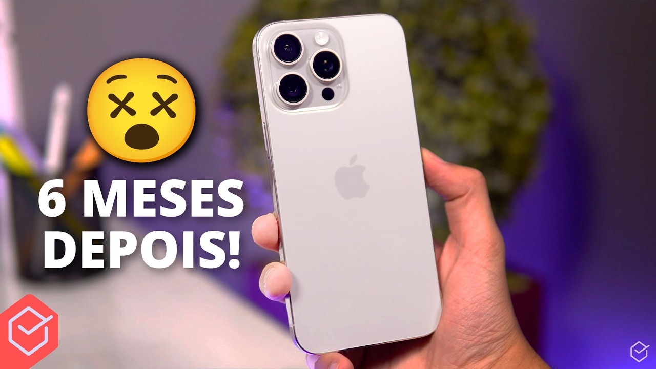 6 MESES com o iPhone 15 PRO MAX 🔥MINHA OPINIÃO SINCERA!🔥