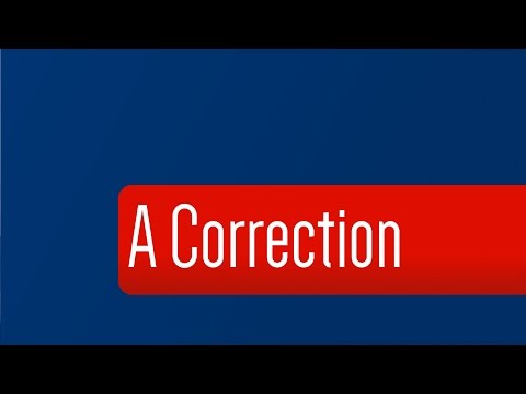 A correction - Crash Course #3.5