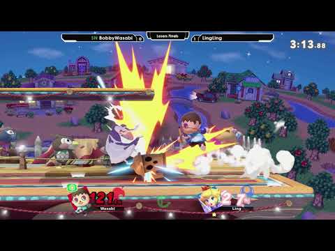 Smash Ultimate: SN | BobbyWasabi (Villager) V LingLing (Peach) - Synthesis 19 Tournament SSBU
