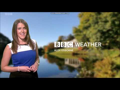 (HD) Alex Osbourne BBC ONE Points West weather October 8th 2022 - 60 fps