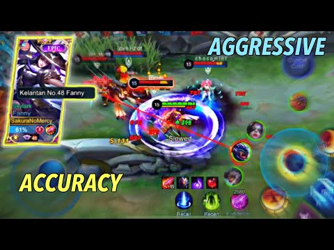 ACCURACY + AGGRESSIVE⚡️| Fanny Montage - MLBB