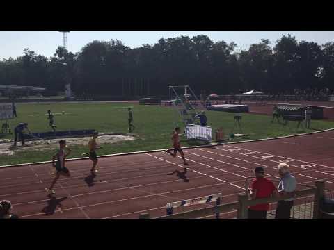 Championnats LBFA cadets/scolaires 2018 - série 1 100m cadets