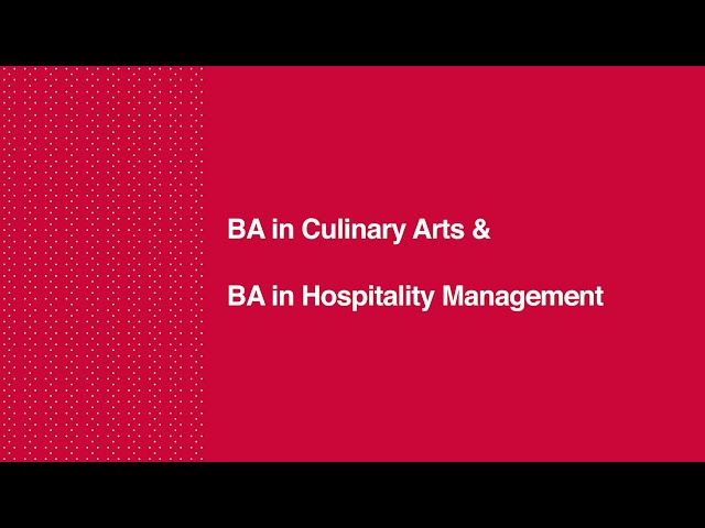 BA in Hospitality Management - DK750