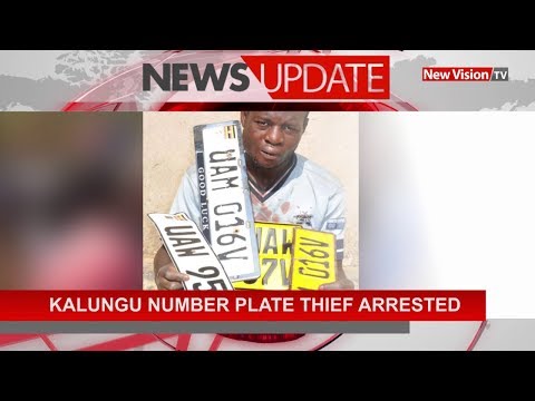 Kalungu number plate thief arrested