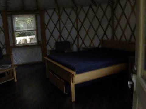 Tour of the Yurt outside and inside