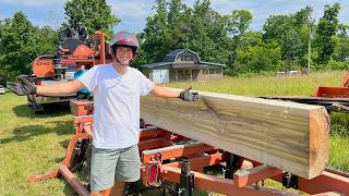 Milling Poplar into Tiny House Siding | Abandoned Shed to Tiny House