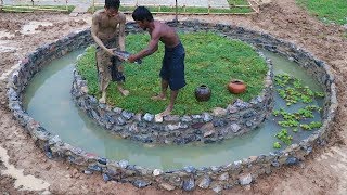 Build Stone Fish Pond