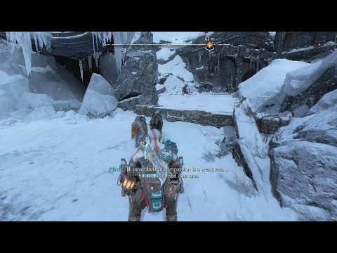 Mimir frustrated and angry how Odin fooled them God of War Ragnarök