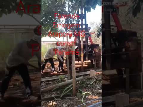 clp- construções locações perfurações fazenda Emogem Araporã MG