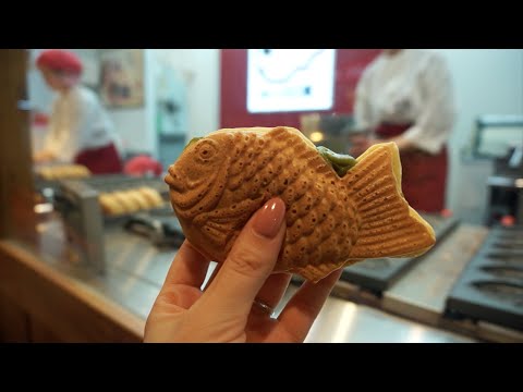 日本のストリートフード。たい焼き (JAPANESE STREET FOOD: TAIYAKI)