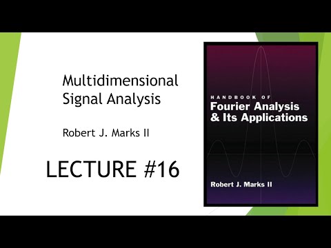 #16 Multidimensional Signal Analysis: Hankel Transform