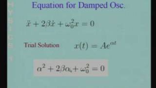 Lecture - 2 Damped Oscillator - I