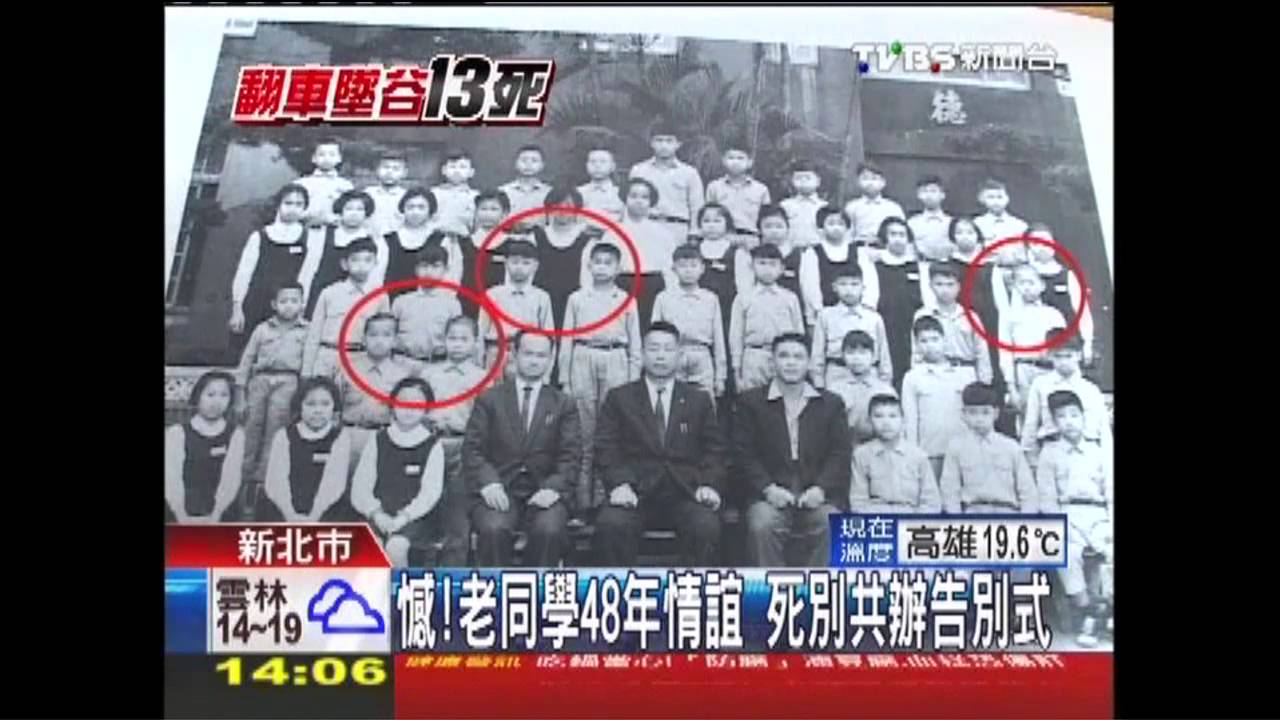 尖石翻車／憾！48年情誼　9同學出遊7死「一夕永別」