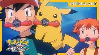 Underwater Pokémon Battle! | Pokémon: Master Quest | Official Clip by The Official Pokémon Channel
