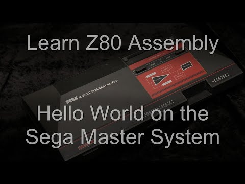 Hello World on the Sega Master System and GameGear - Z80 Assembly Lesson H8